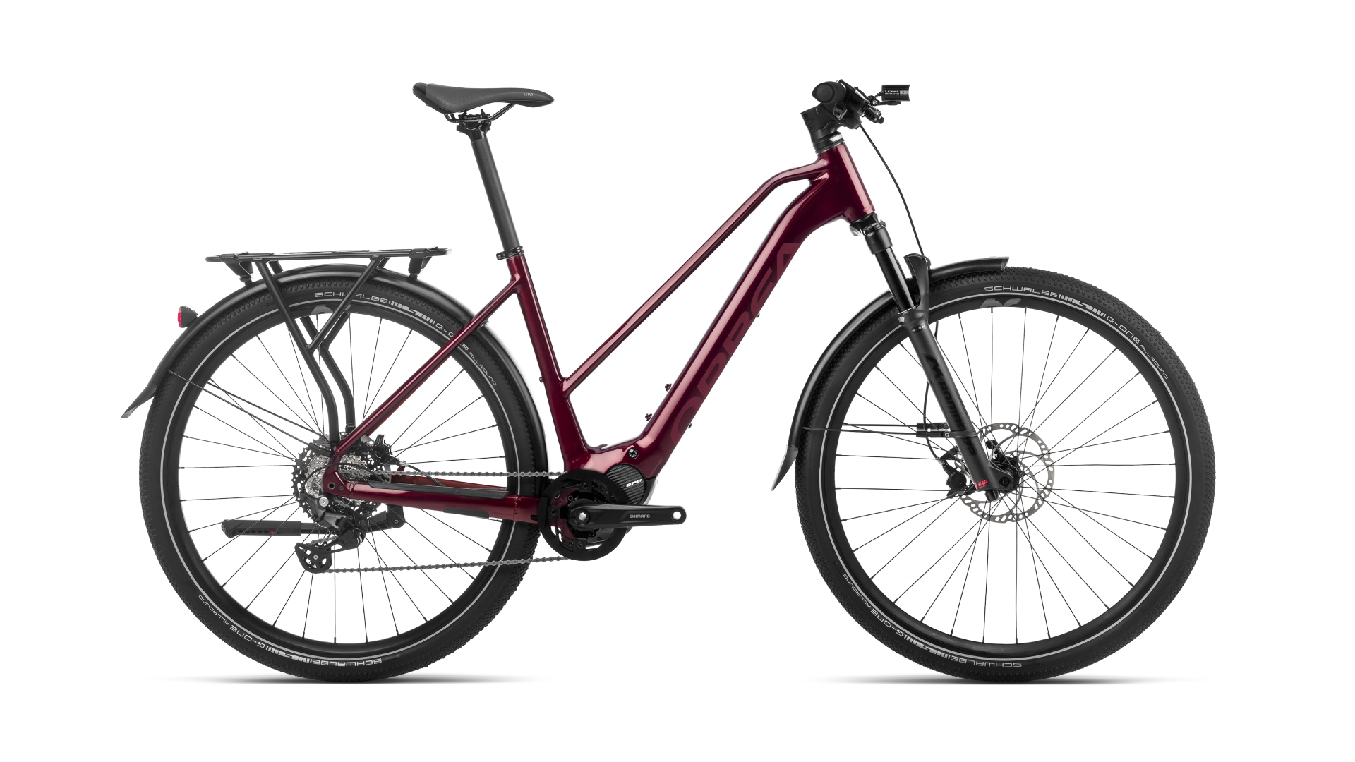 Orbea Kemen Mid 30 540Wh | dark red (gloss-matt)
