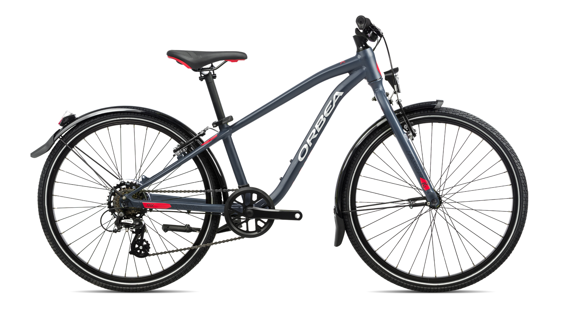Orbea MX 24 Park | blue bondi (matte) / bright red (gloss)