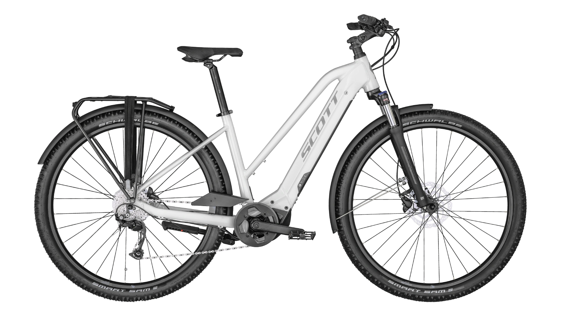 Scott Sub Cross eRIDE 20 EQ Lady 500Wh | white gloss / titanium flash