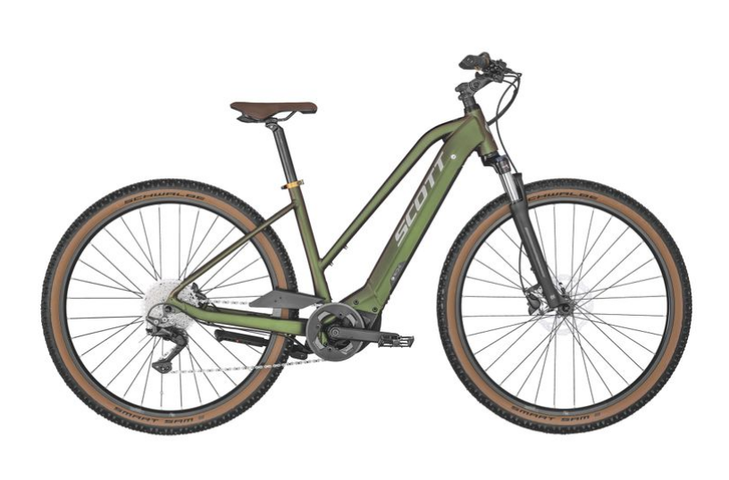 Scott Bike Sub Cross eRide 10 Lady | beetle green / titanium flash