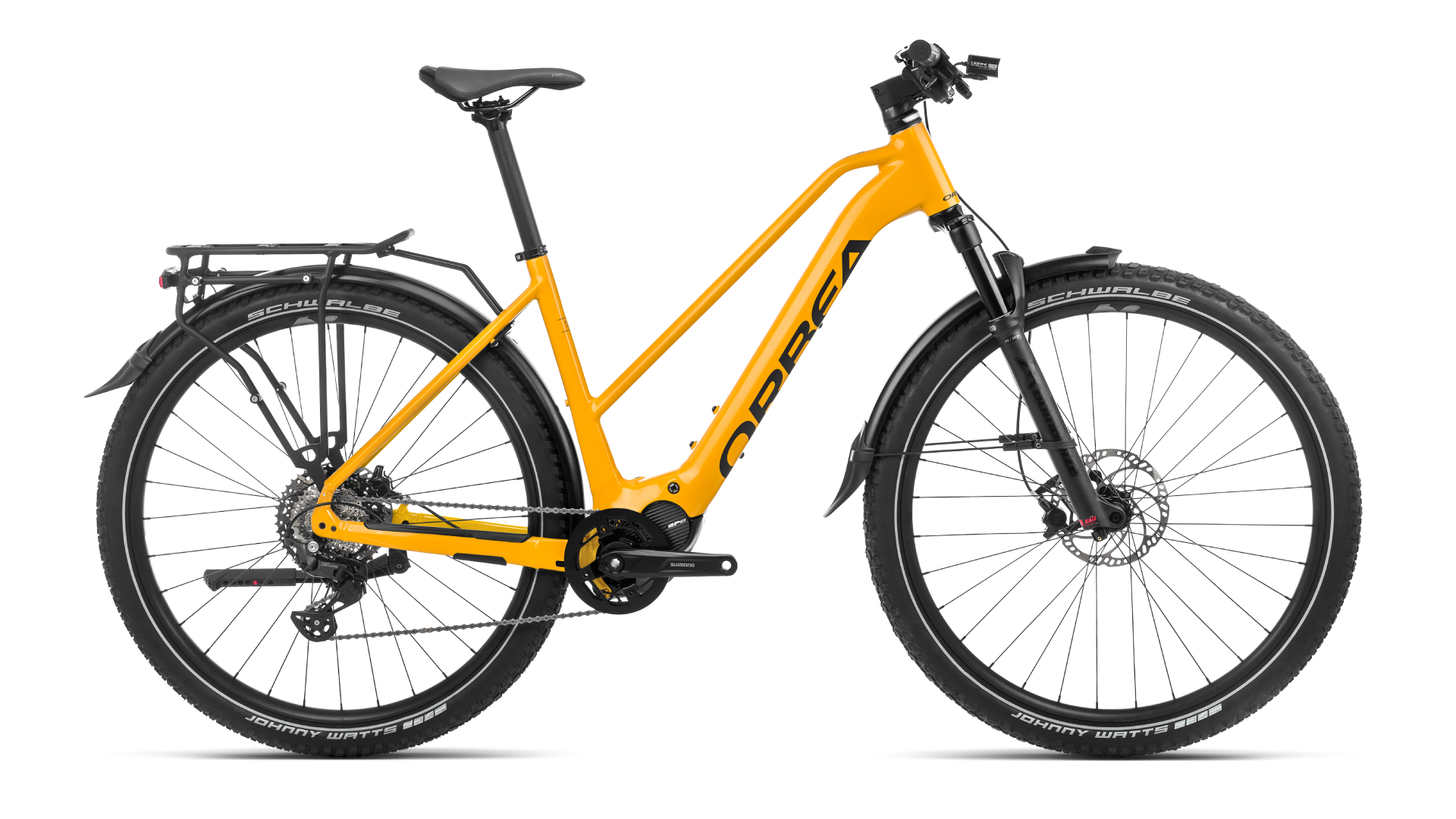 Orbea KEMEN MID SUV 30 540Wh  | Mango (Gloss) - Black (Matt)