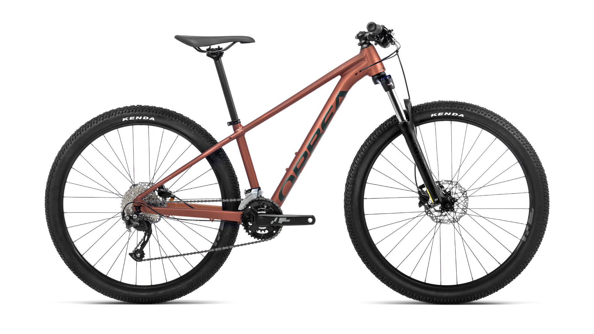 Orbea Onna 27 XS Junior 40 | terracotta red (matt) / green (gloss)