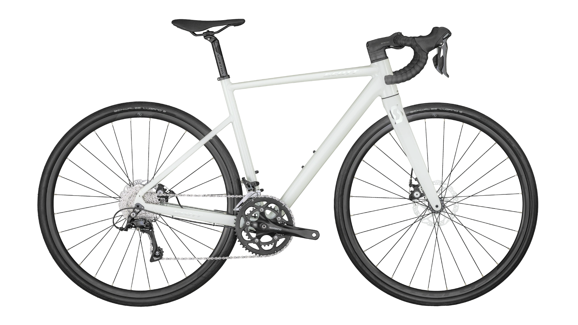 Scott Contessa Speedster 25 disc | pearl snow white / chrome