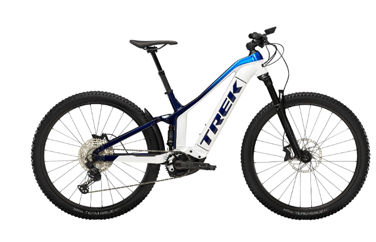 Trek Powerfly FS 7 625 Wh | crystal white / alpine dark blue fade