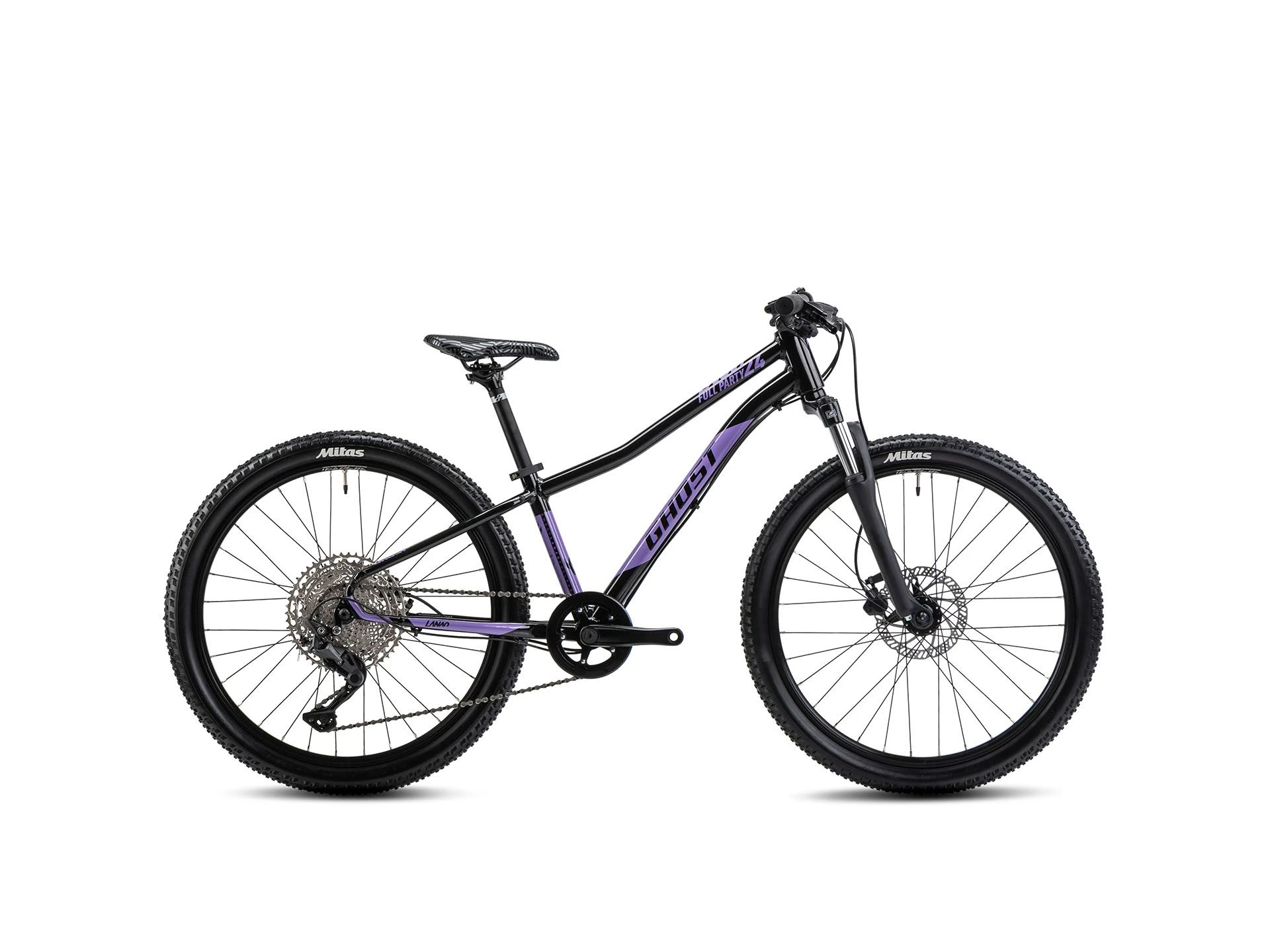 GHOST Lanao 24 Full Party | black/fogbow purple - glossy