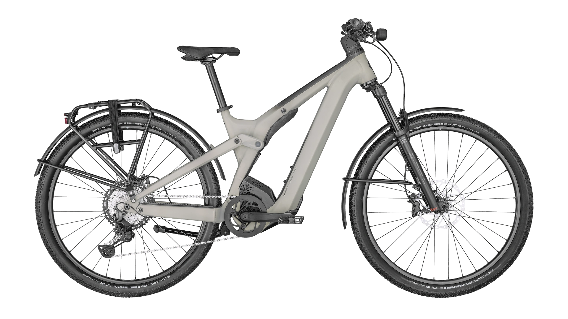 Scott Axis eRIDE EVO Tour FS 750Wh | misty grey matt / black
